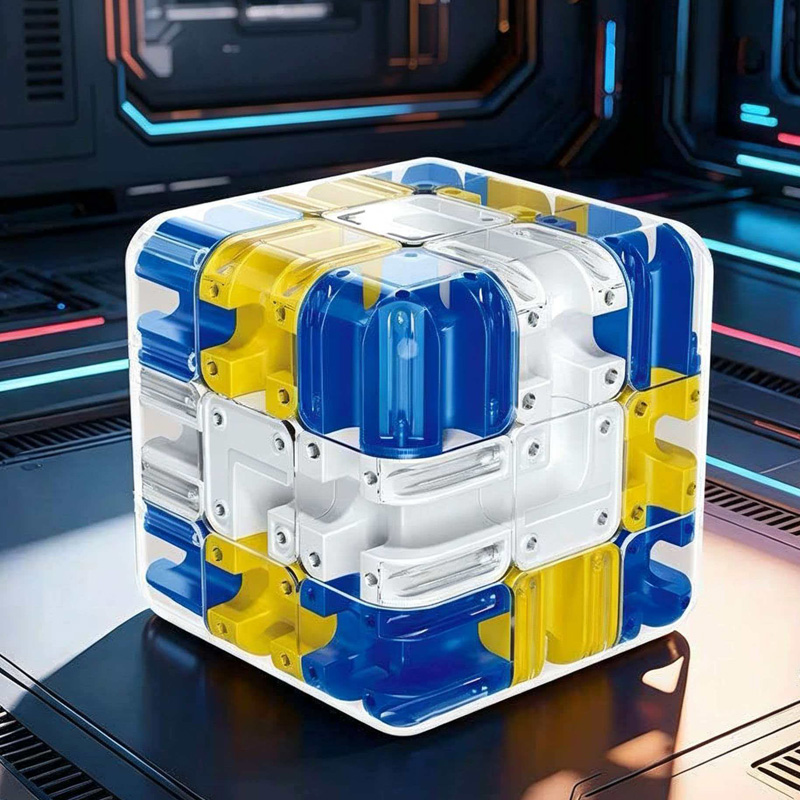 Baby Food Game - Novelty 3D Rolling Ball Maze Cube