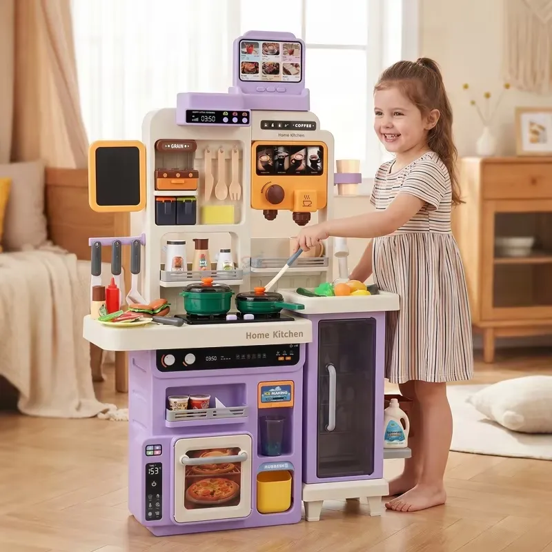 Baby Kitchen Food - 90cm Large Pretend Play Kitchen Set