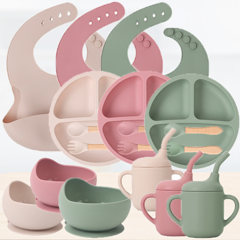 Baby Food Product - Children's silicone tableware set Baby Complementary