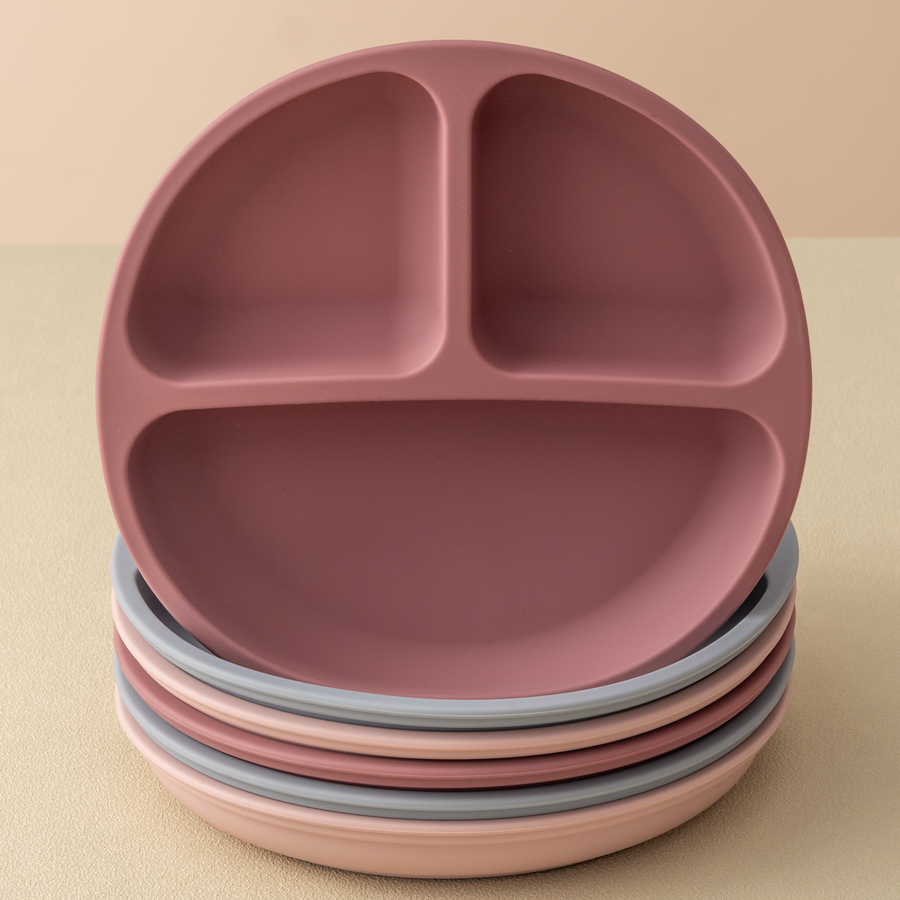 Baby Food Product - 1PCS Baby Sucker Silicone Dining Plate