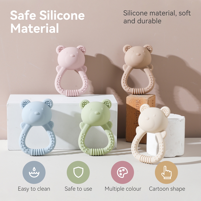Baby Food Natural - Silicone Teether for Babies Food-Grade Teething