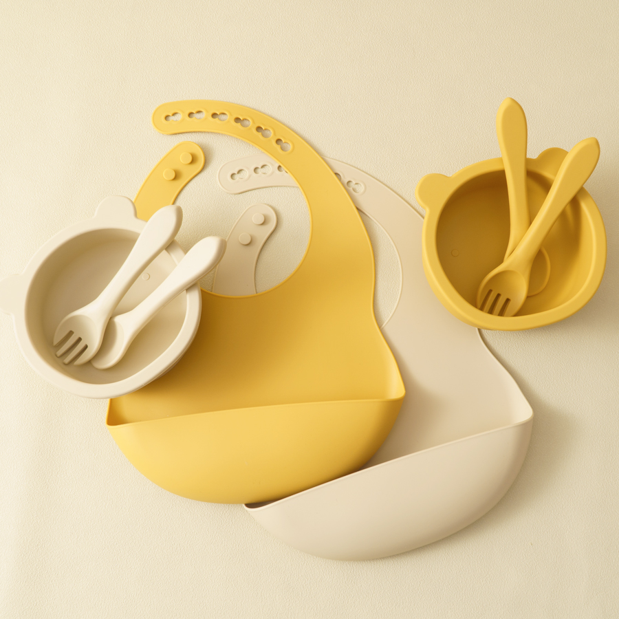 Baby Food Utensil - Wholesale Silicone Children Tableware Baby Feeding