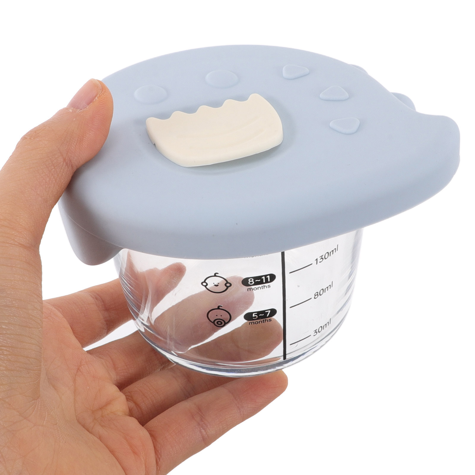 Baby Food Weaning - 2Pcs Glass Baby Weaning Bowls Leakproof