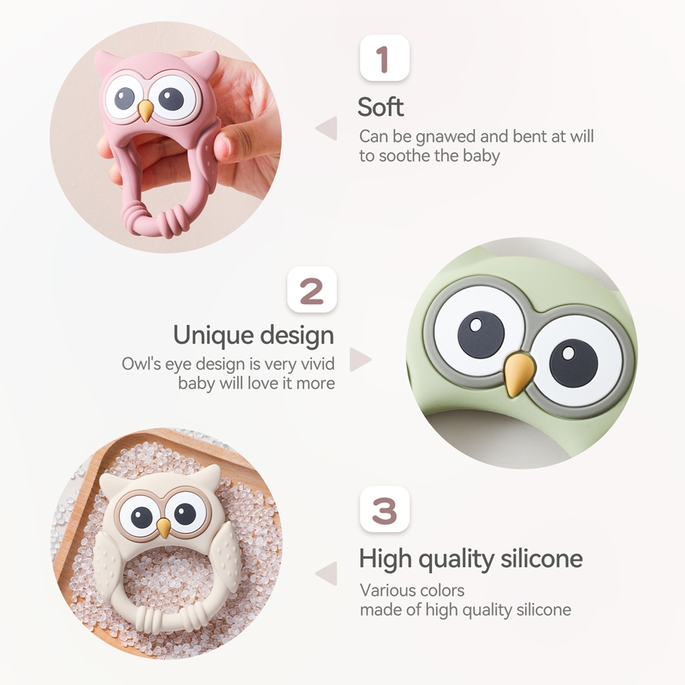 1pc Silicone Teether Baby 0-12 - Baby Food Natural 评论和价格