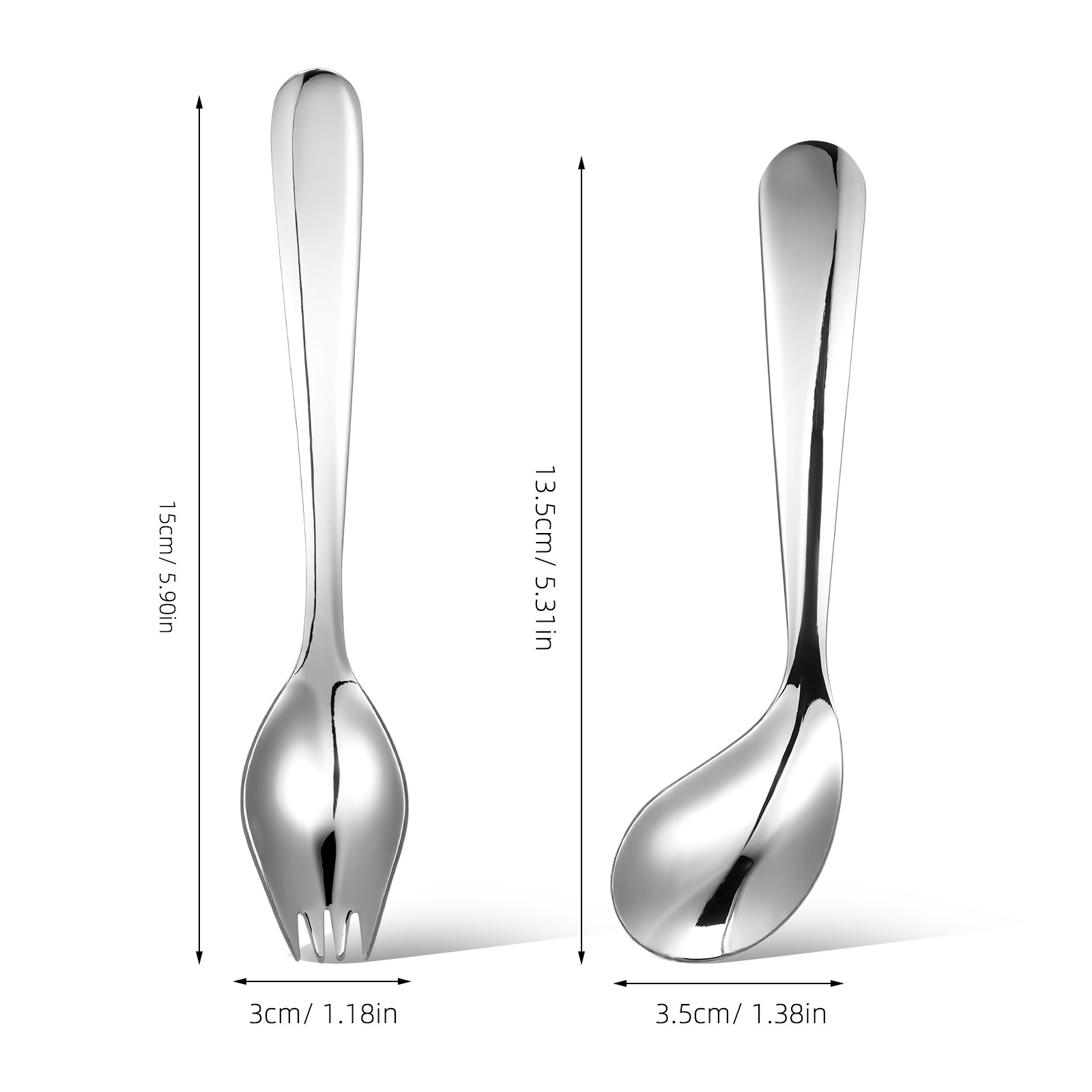 1Set Feeding Angled Spoon Stai - Self Feed Spoon 评论和价格