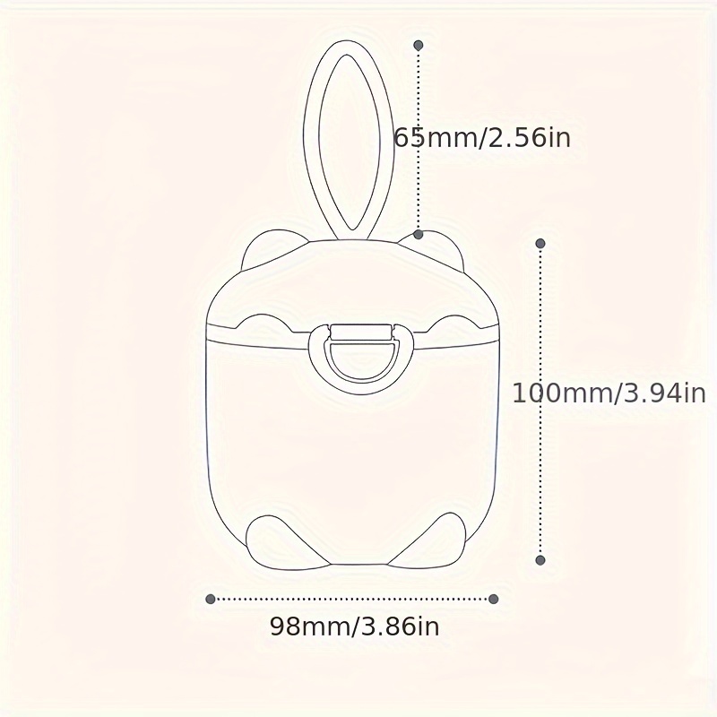 1pc Portable Four-Layer Milk P - Baby Food Nestle 评论和价格