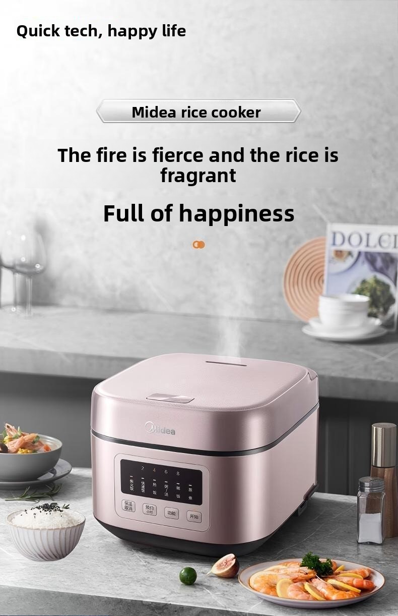 4L Smart Rice Cooker with Time - Baby Food Oil 评论和价格