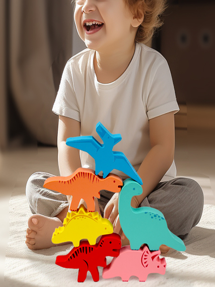 Wooden Balance Blocks Toys For - Baby Food Game 评论和价格