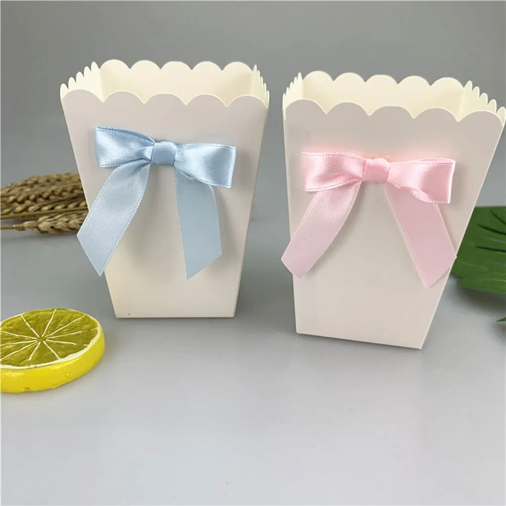 12pcs Pink Bow Popcorn Box Par - Baby Food Nestle 评论和价格