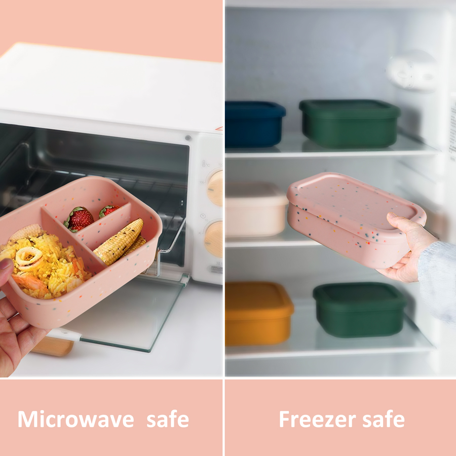 1PCS Microwave Lunch Box Silic - Baby Food Nestle 评论和价格