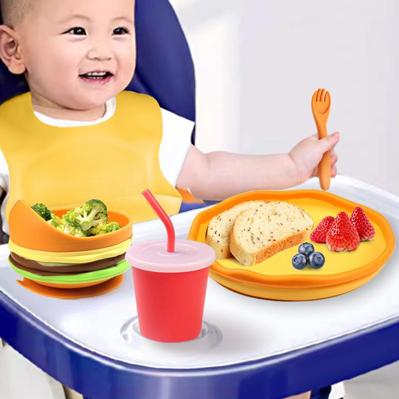 Silicone Baby Feeding Set Todd - Baby Food Weaning 评论和价格
