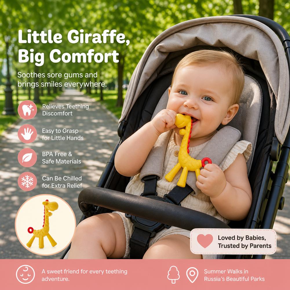 Giraffe Shape Baby Food Grade  - Baby Food Natural 评论和价格