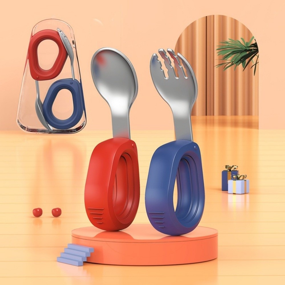 Silicone Handle Baby Silicone  - Self Feed Spoon 评论和价格