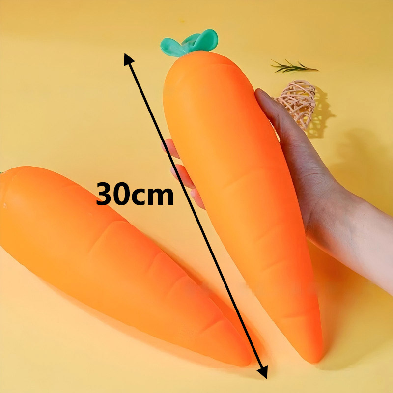 30cm Giant Carrot Squishy Toy  - Baby Food Fruits 评论和价格