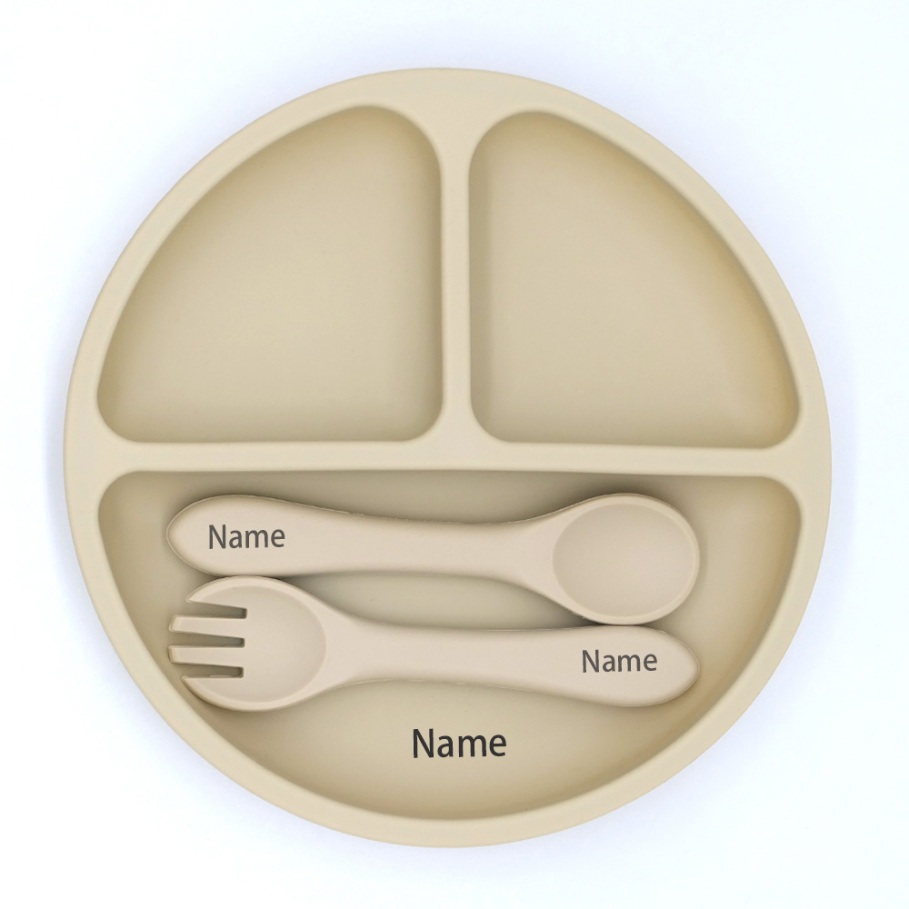 Free Name Printing Silicone Ch - Baby Food Utensil 评论和价格