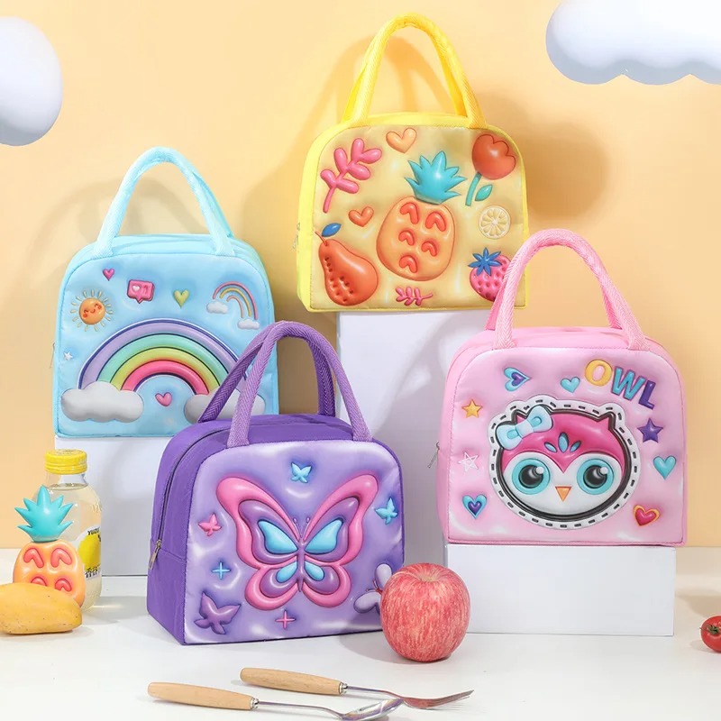 Children's Lunch Box Bag 3D Ca - Baby Food Fruits 评论和价格
