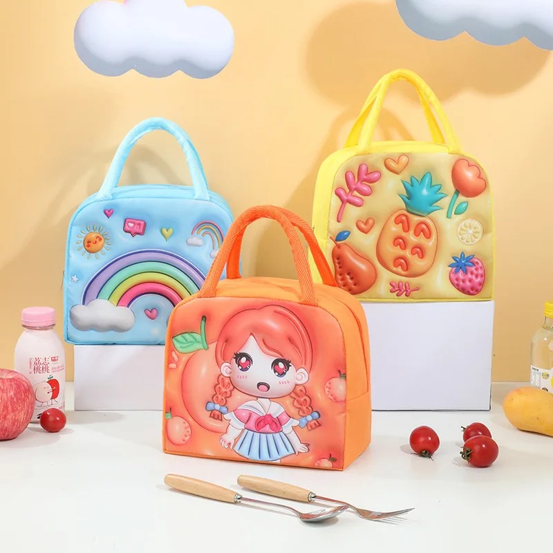 Children's Lunch Box Bag 3D Ca - Baby Food Fruits 评论和价格