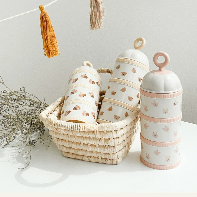 Cute Bear Milk Powder Box Baby - Baby Food Category 评论和价格