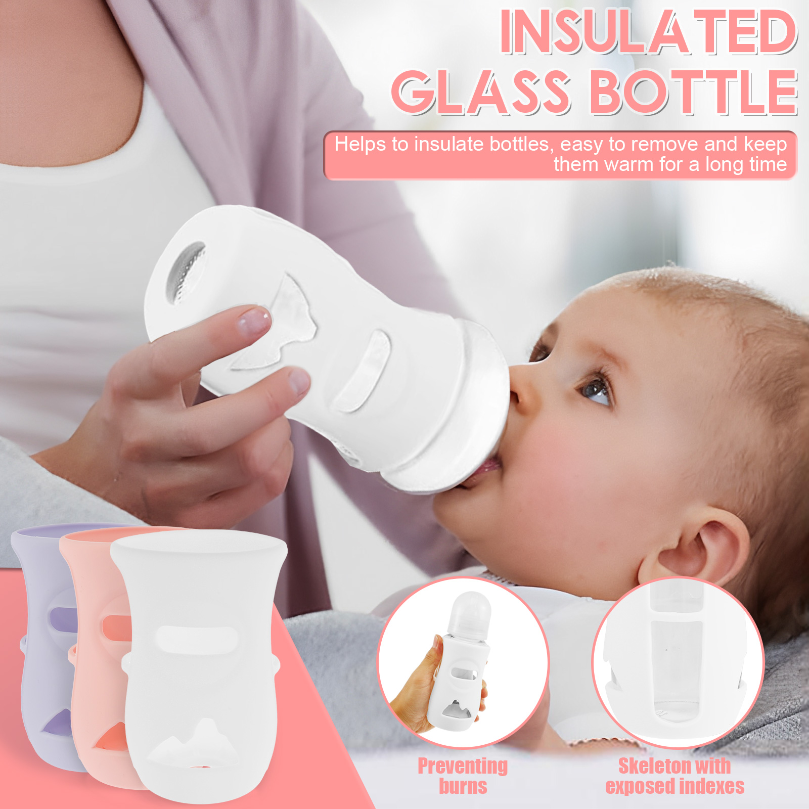 Silicone Sleeves Silicone Baby - Baby Food Natural 评论和价格