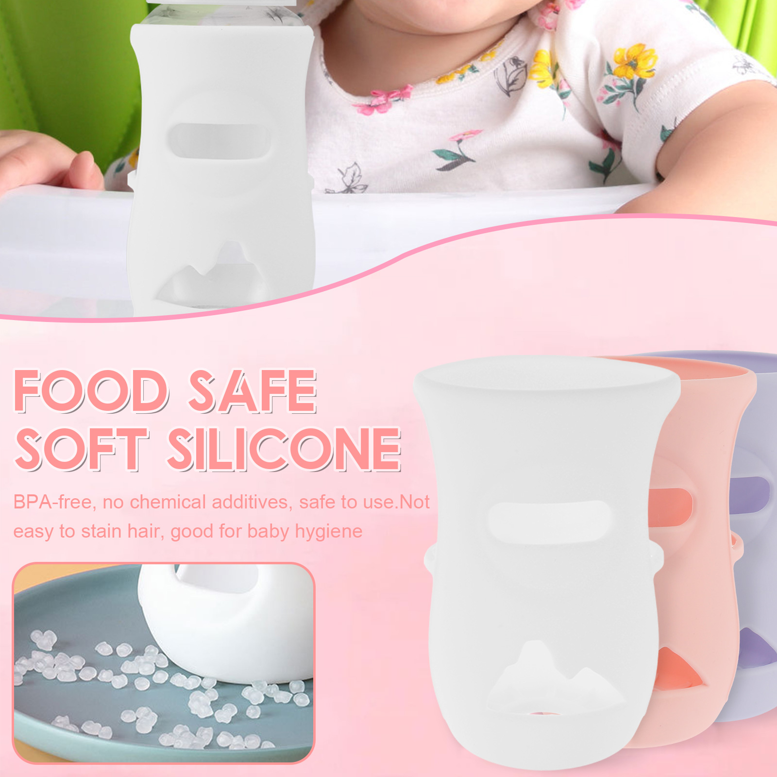 Silicone Sleeves Silicone Baby - Baby Food Natural 评论和价格