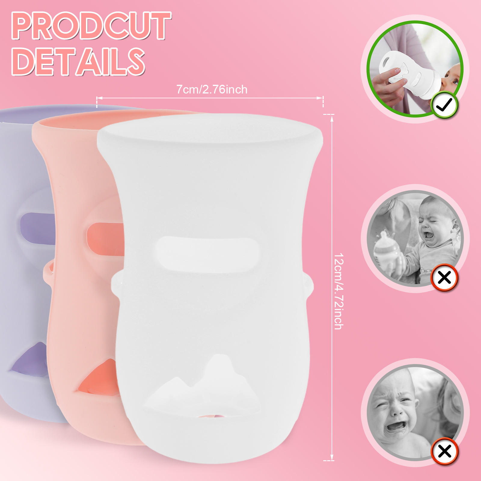Silicone Sleeves Silicone Baby - Baby Food Natural 评论和价格
