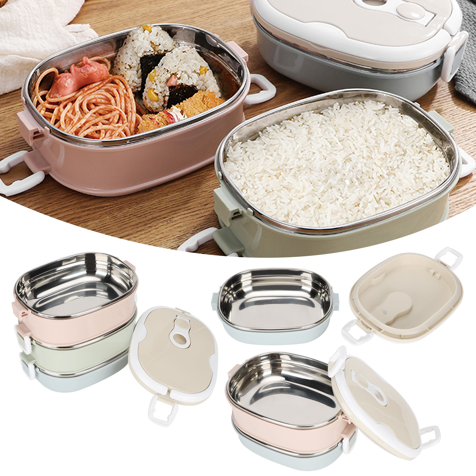 Lunch Box Lunch Box Portable S - Baby Kitchen Food 评论和价格