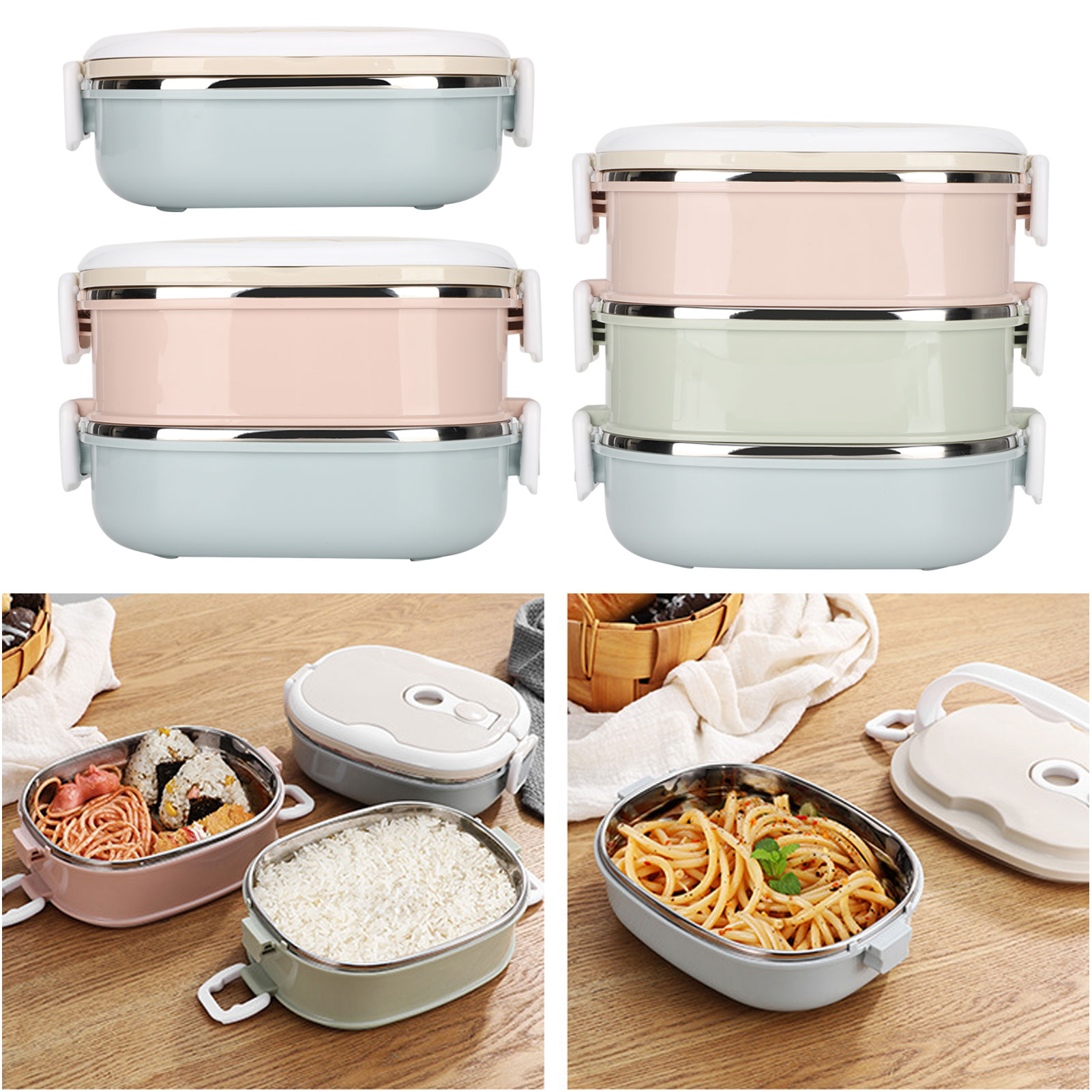Lunch Box Lunch Box Portable S - Baby Kitchen Food 评论和价格