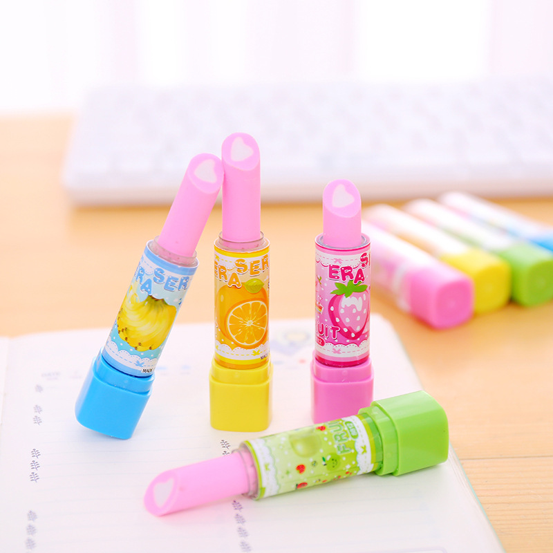 10Pcs Cartoon Fruit Lipstick S - Baby Food Fruits 评论和价格