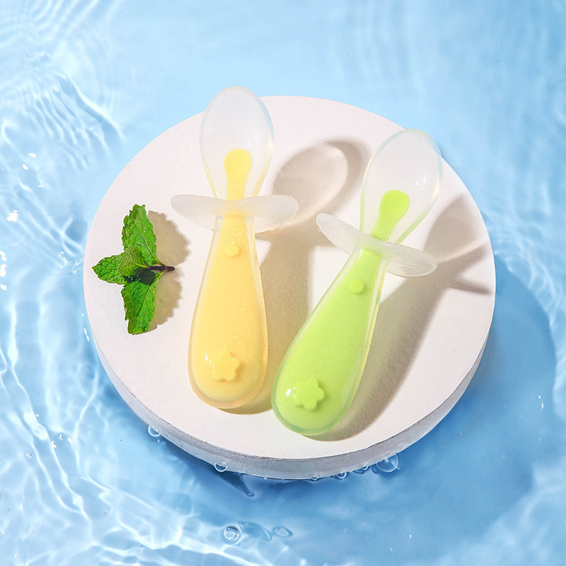 Baby Silicone Spoon, Baby Rice - Baby Food Utensil 评论和价格