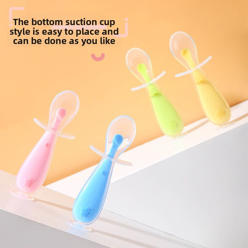 Baby Silicone Spoon, Baby Rice - Baby Food Utensil 评论和价格