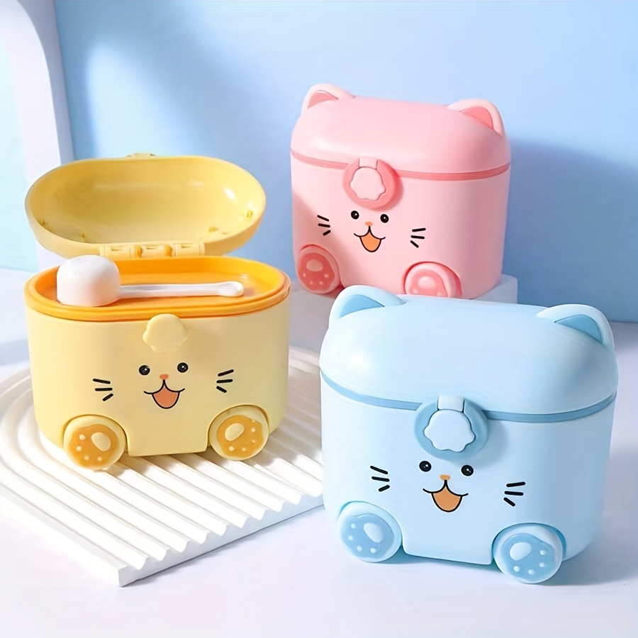 Cute Cat Milk Powder Container - Baby Food Nestle 评论和价格