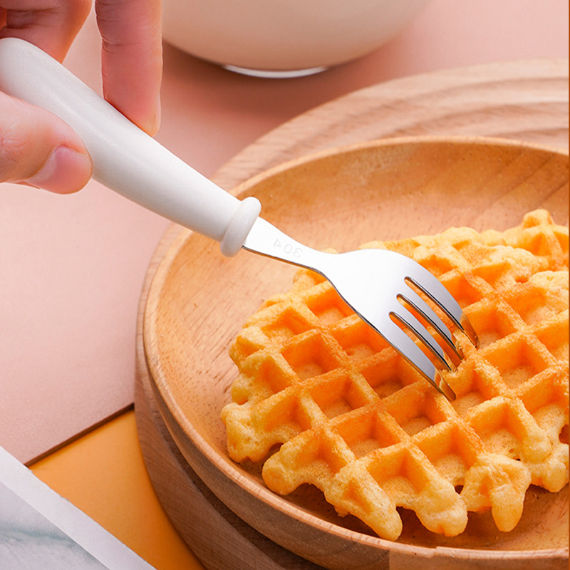Kids Spoon Fork Set Food Grade - Baby Food Knife Set 评论和价格