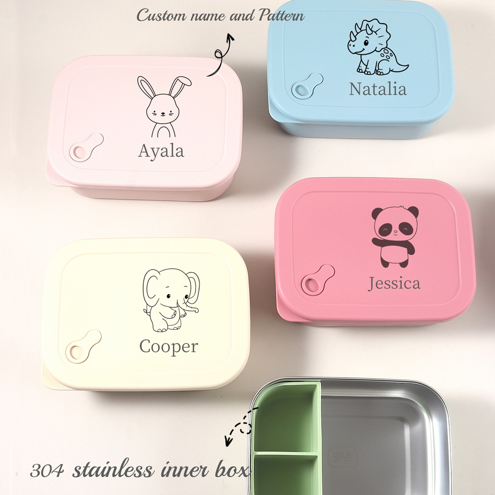 1200ml 1pc Custom Name & Patte - Baby Food Utensil 评论和价格