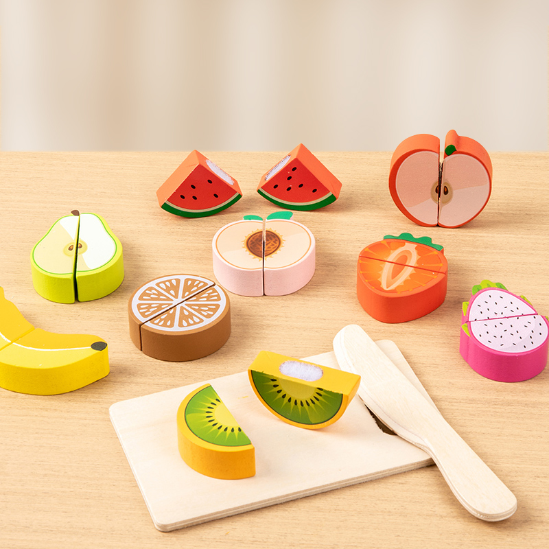 Wooden Kitchen Pretend Toy Sim - Baby Food Natural 评论和价格