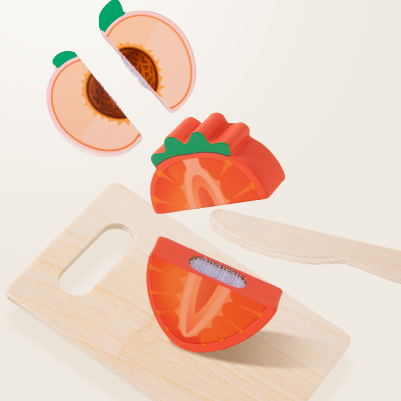 Wooden Kitchen Pretend Toy Sim - Baby Food Natural 评论和价格