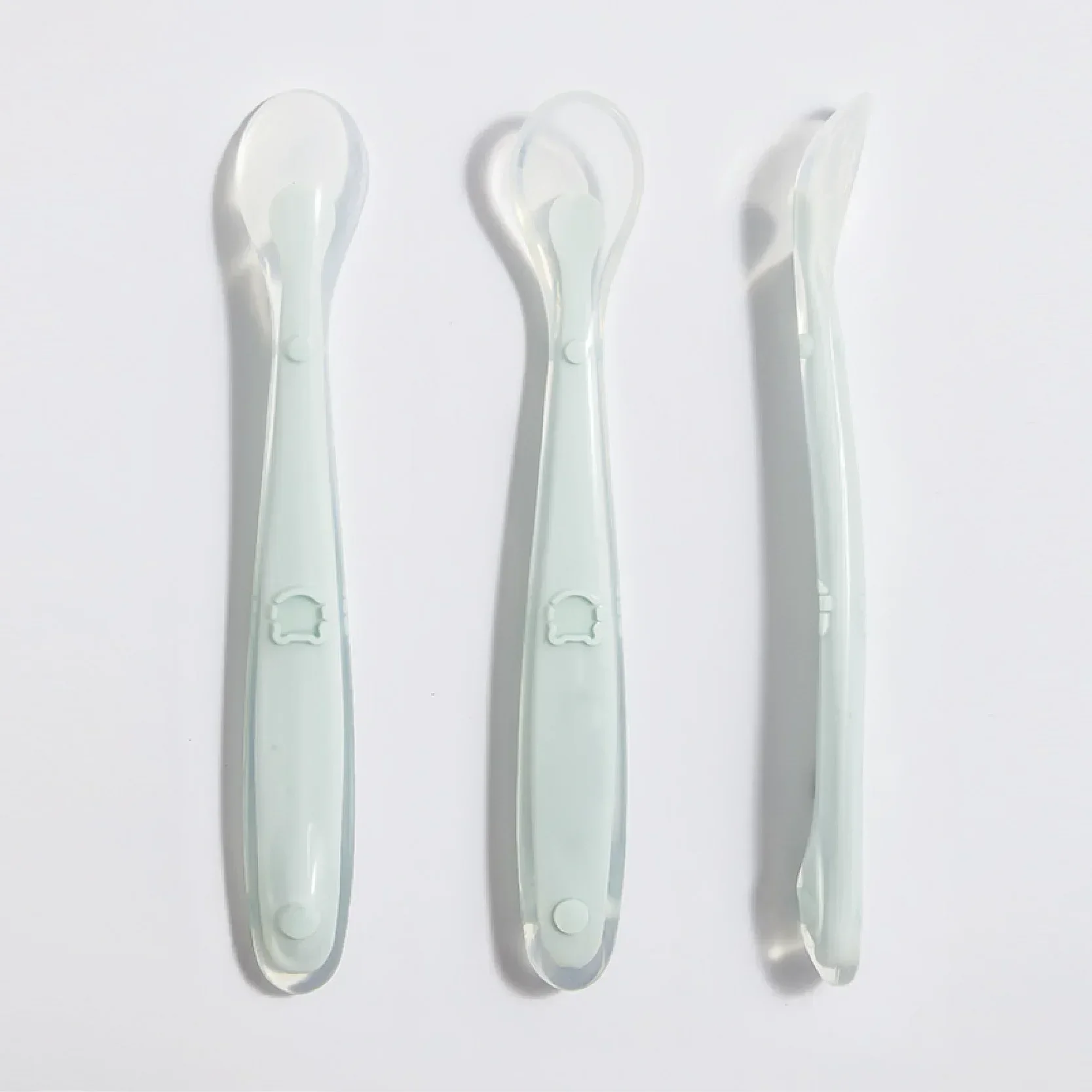 Soft Silicone Baby Spoon Toddl - Baby Food Utensil 评论和价格