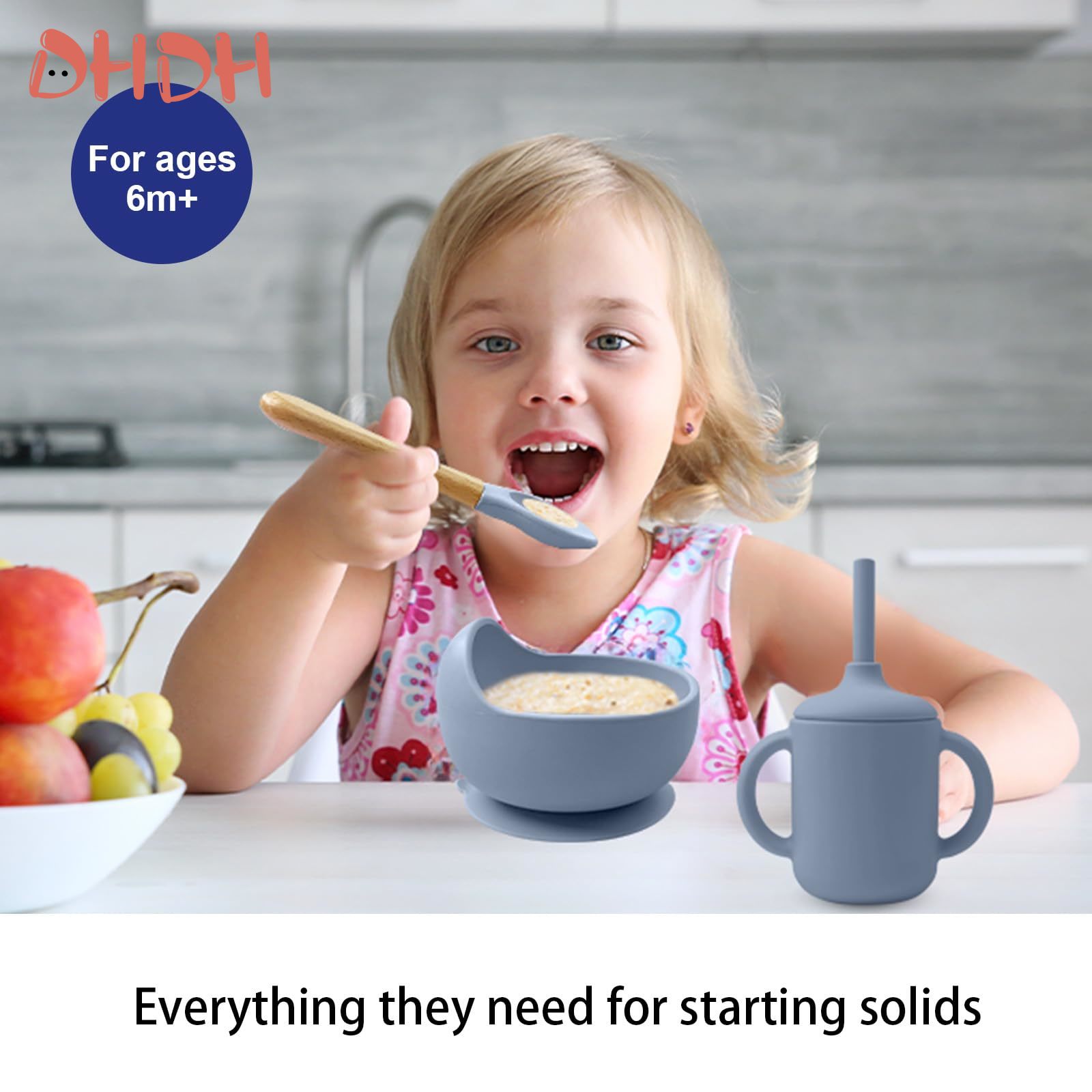 Silicone Baby Feeding Set Tabl - Baby Food Weaning 评论和价格