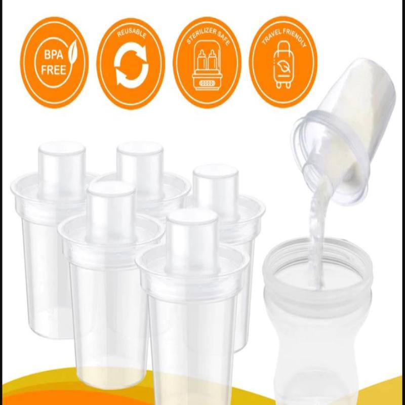 6PPC 80ML Baby Milk Powder Dis - Baby Food Storage 评论和价格