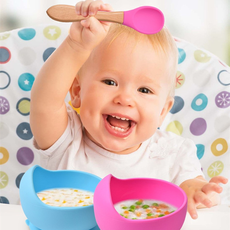 2Pcs/Set Baby Silicone Spoon F - Baby Food Utensil 评论和价格