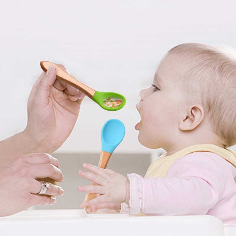 2Pcs/Set Baby Silicone Spoon F - Baby Food Utensil 评论和价格
