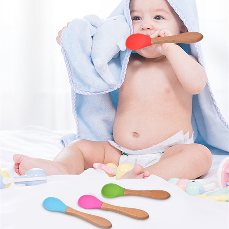 2Pcs/Set Baby Silicone Spoon F - Baby Food Utensil 评论和价格