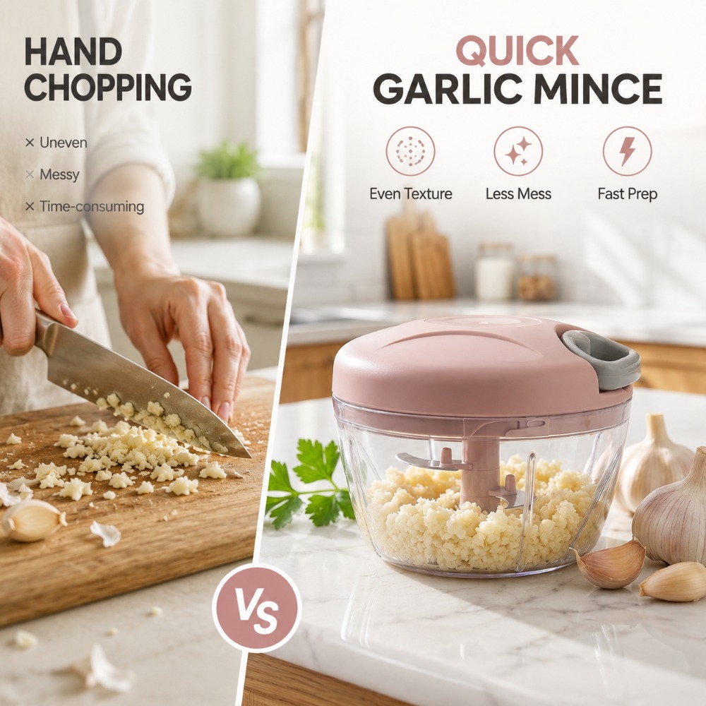 Manual Pull String Garlic Minc - Baby Kitchen Food 评论和价格