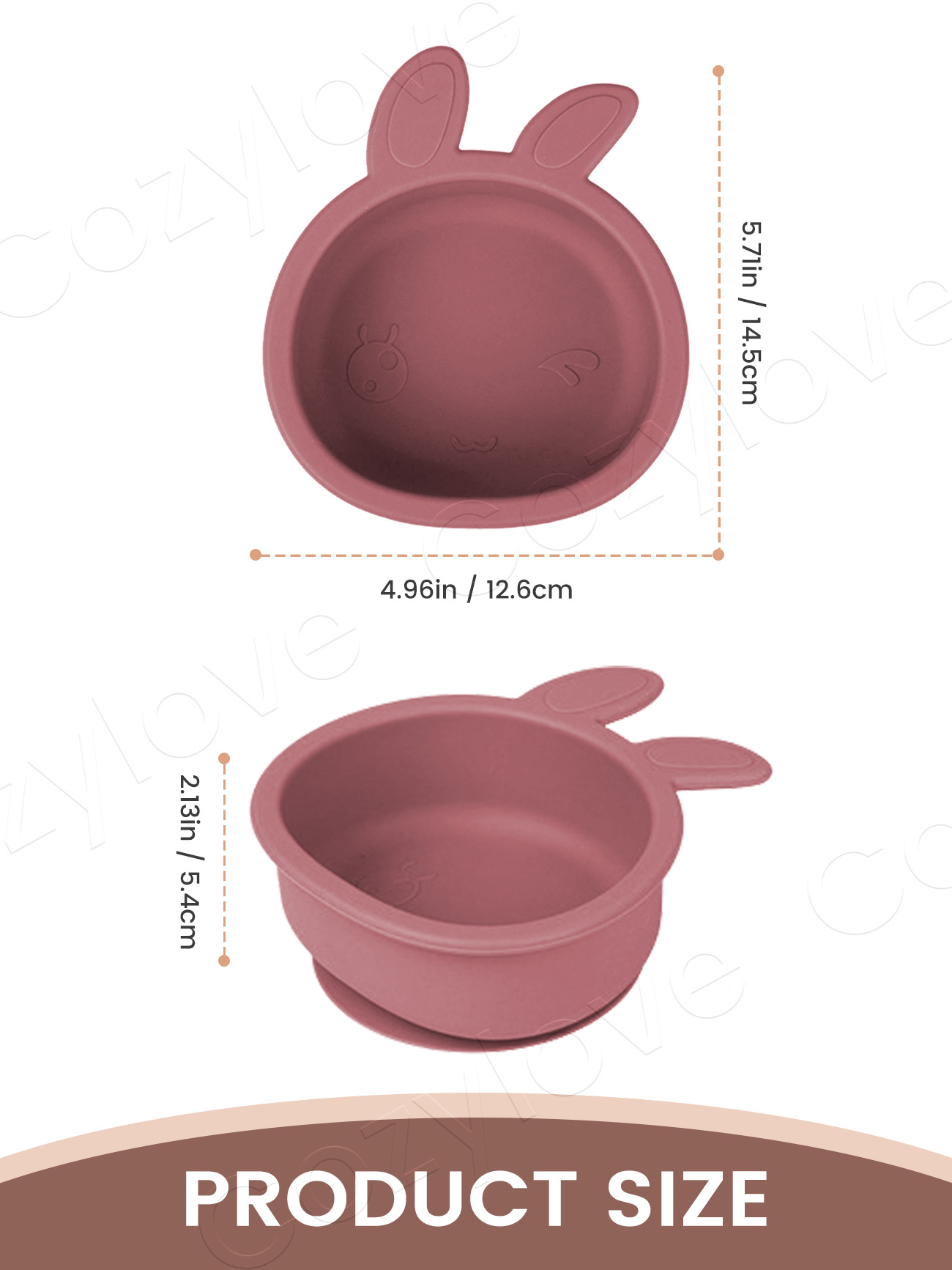 Cute Bunny Ear Silicone Baby S - Baby Food Weaning 评论和价格