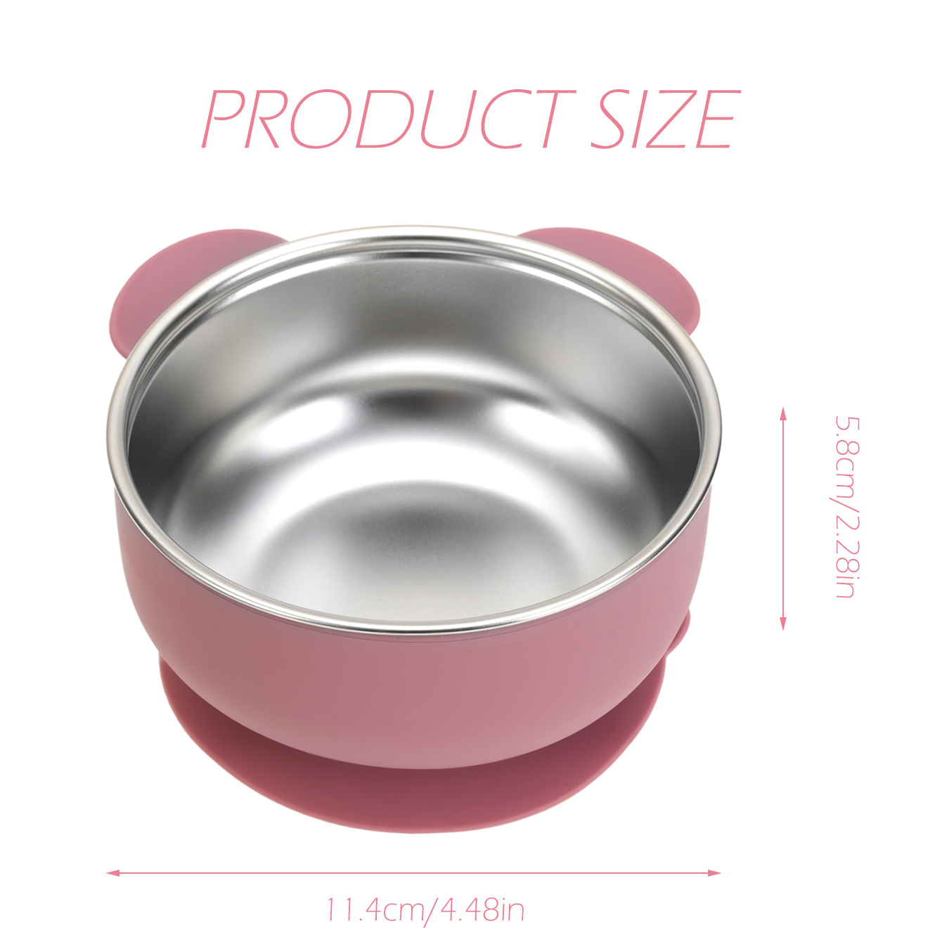 1PC Removable Silicone Stainle - Baby Food Weaning 评论和价格