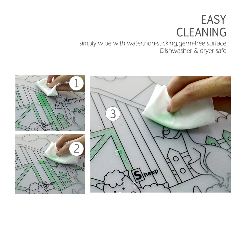 Silicone Baby Placemat 1pc Bab - Baby Food Utensil 评论和价格