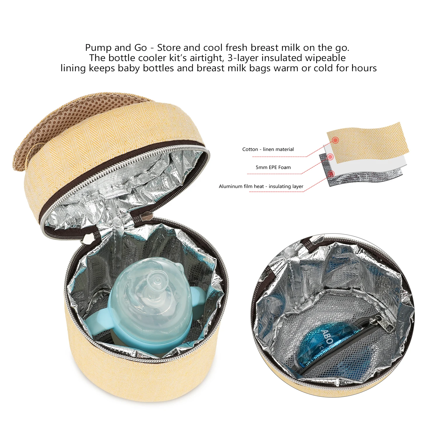Bottle bag waterproof constant - Baby Food Storage 评论和价格