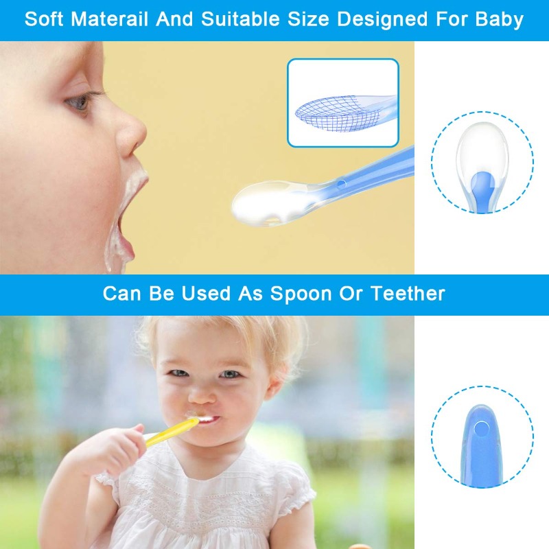 BPA Free Baby Silicone Spoons  - Baby Food Utensil 评论和价格