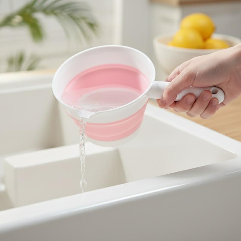 Foldable Silicone Water Scoop  - Baby Kitchen Food 评论和价格
