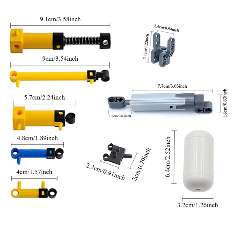 9 Pcs MOC Technical Pneumatic  - Lego Set Technic 评论和价格