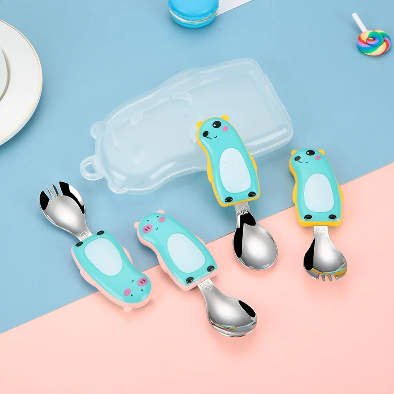 304 children's portable tablew - Baby Food Knife Set 评论和价格